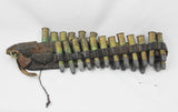 Historic Omani Bedouin Leather Cartridge Belt with Kynoch 577/450 Cartridges, Ca 1870's-1902's, #1512