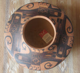 Michael Hawley Poly chrome Pottery Jar #1152