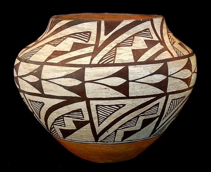 Vintage Pottery : Vintage Acoma Polychhrome Pottery #46