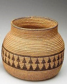 Coil Baskets : Native American Coil Baskets, Chemehuevi Olla #28a Sold