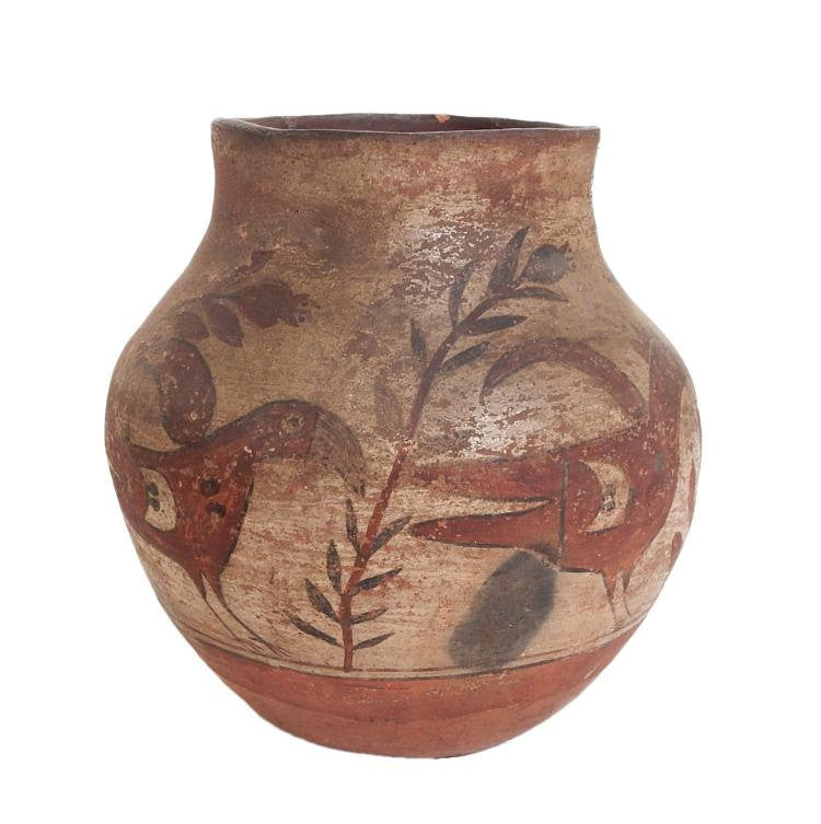 Antique Pottery : Antique Native American Zia Pot #202
