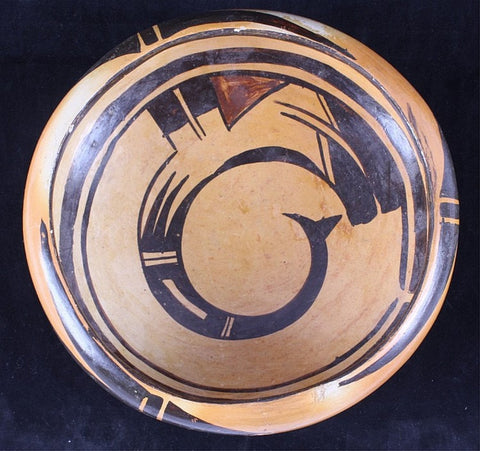 Native American Bowl : Vintage Hopi polychrome Bowl #203 Sold