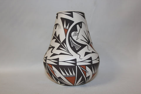 American Indian Pottery : Native American Acoma Pottery Jar by B.L. Cerno #73 Sold