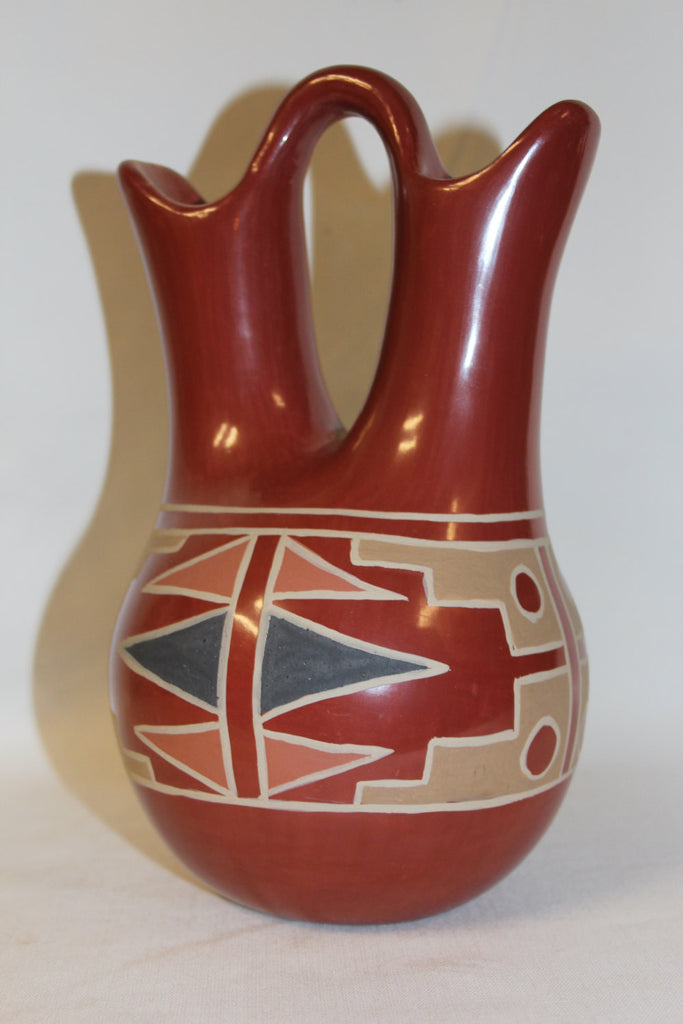Wedding Vase : Native American Santa Clara Wedding Vase, by Barbara (Martinez?) #68 a.