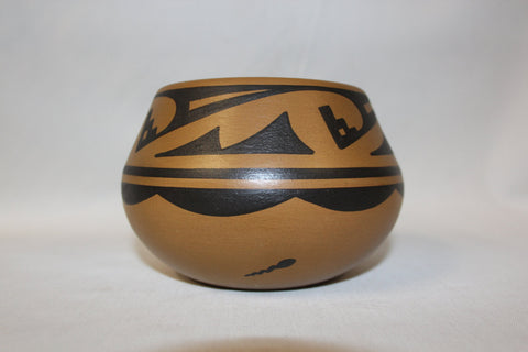 American Indian Pottery : Native American San Ildelfonso Pottery Jar by Cavan Gonzales #72 Sold