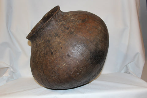 Olla : Giant Vintage Tarahumara Pottery Olla #125 Sold