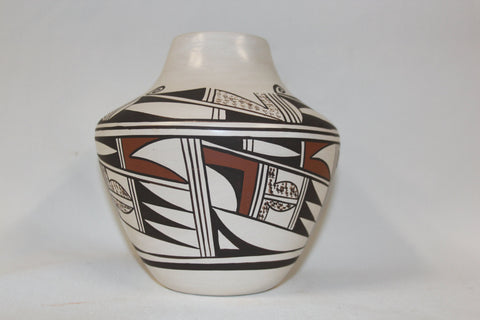Native American Vase : Native American Hopi Pottery Vase, by Joy Navasie, Frog Woman #177