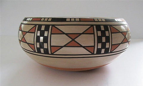 Native American San Ildefonso Pottery Bowl, by Blue Corn #238-Sold