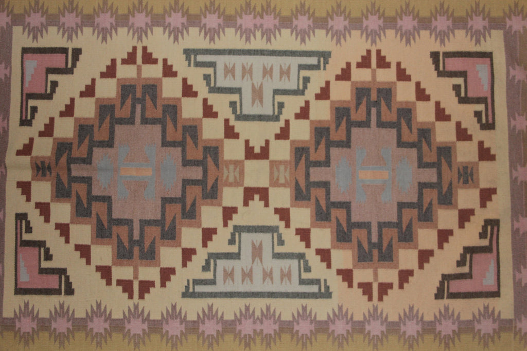 Woven Rug :  Finely Woven Navajo Wool Rug by Anita Williams #2