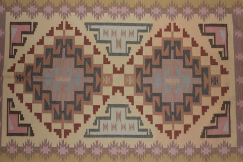 Woven Rug :  Finely Woven Navajo Wool Rug by Anita Williams #2 SOLD