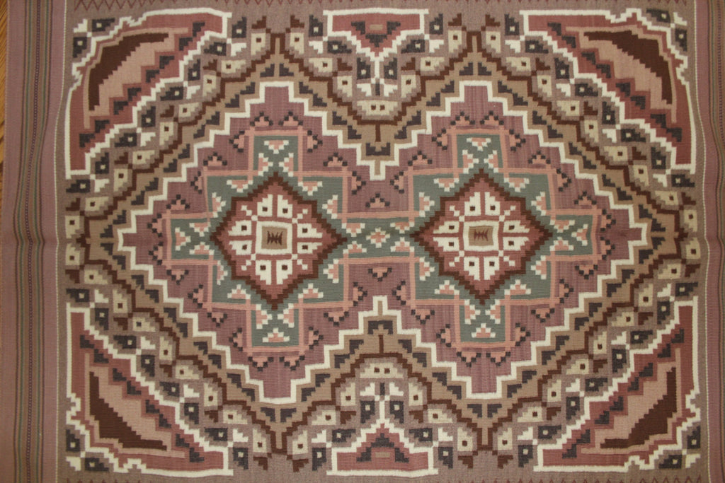 Native Rug, Native American Rugs, Exceptional Navajo Weaving by Ruth Nelwood #90