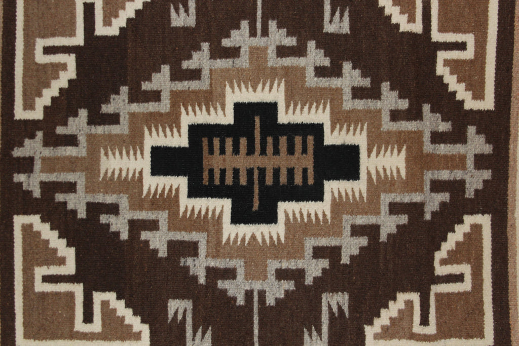 Navajo Rugs : Two Grey Hills Navajo Weaving by Lucy Simpson #95