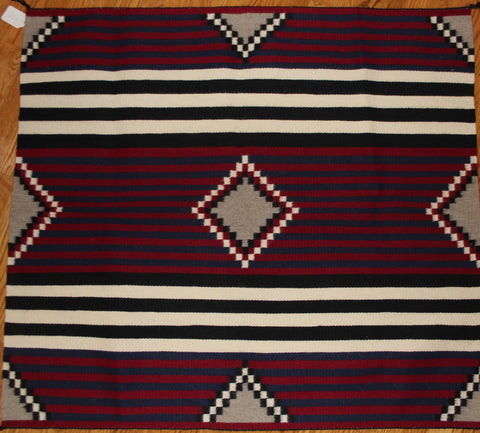 Hand Woven Third Phase Chiefs Pattern by Nancy Etcitty #178 Sold