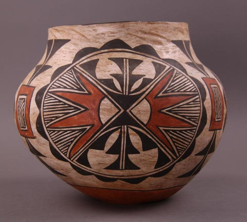 Native American Acoma Polychrome Olla #245