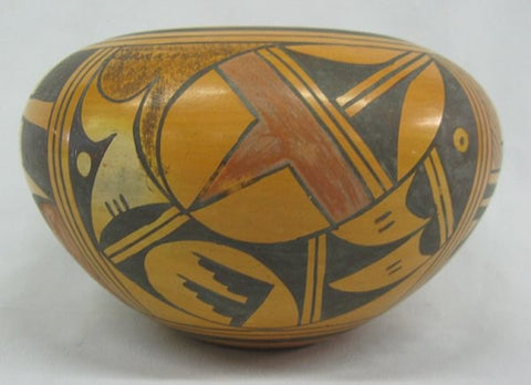 Native American Bowl : 1950's Traditional Hopi Bowl, by Ethel Youvella #250