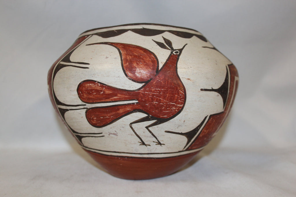 Native American Pottery : Great Zia Polychrome Pottery "Bird Jar" by Kathy Pino #264