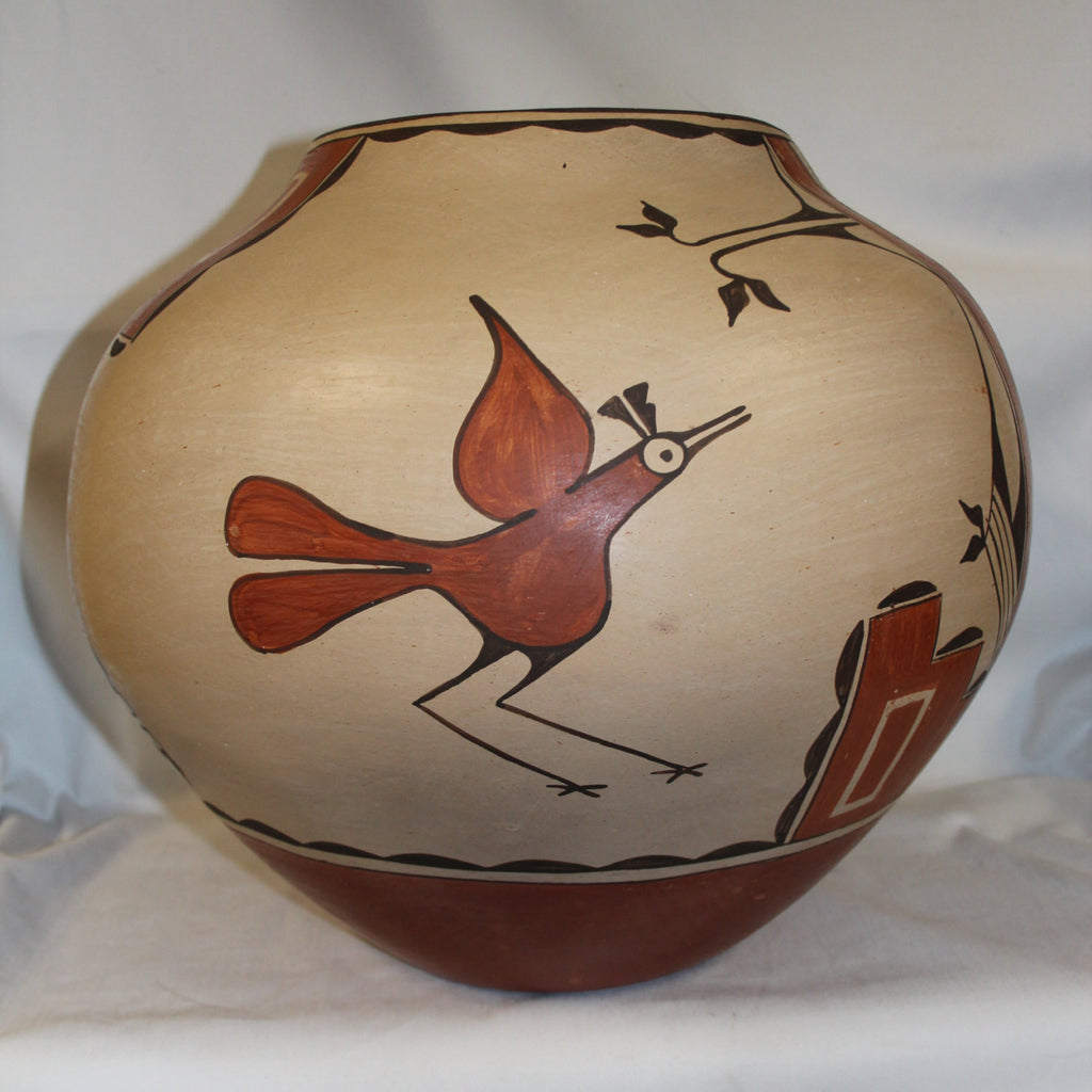 Zia Pottery : Extraordinally Massive Zia Storage Jar by Kathy Pino #265