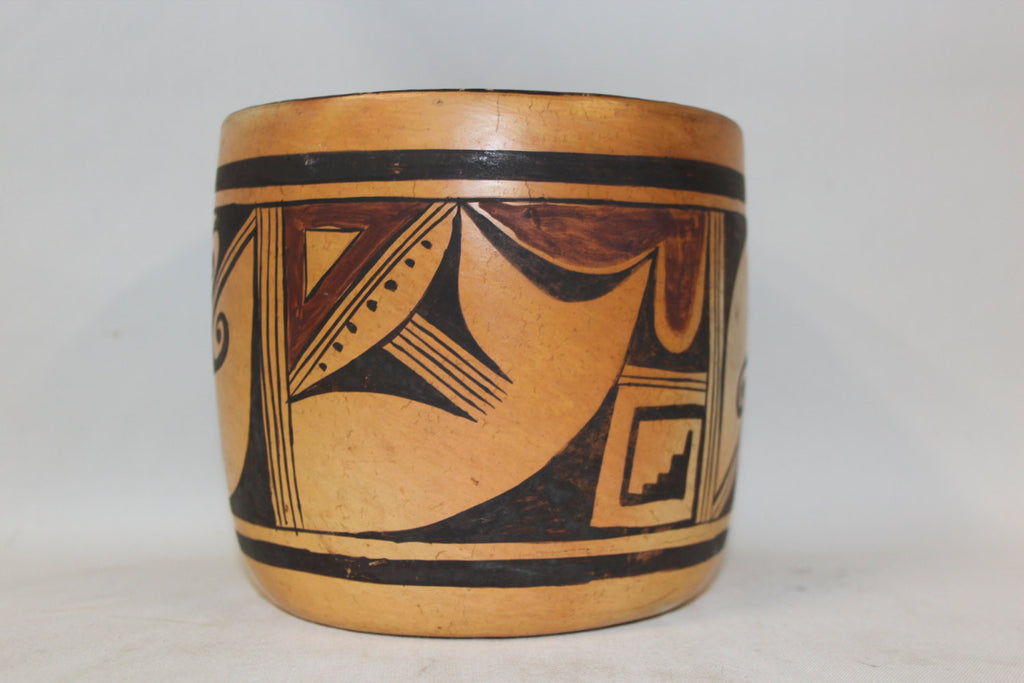 Hopi Pottery : Unusual Shaped Vintage Hopi Pottery Bowl #281 a.