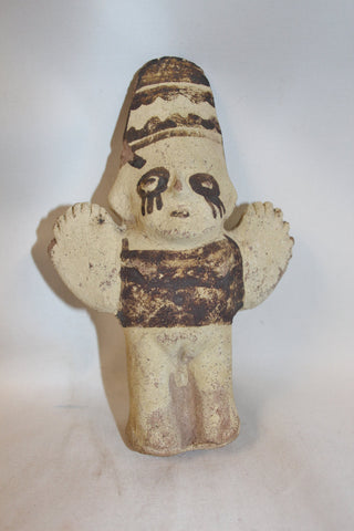 Antique Pottery : Small Pointed Head Angelic Pre-Columbian Chancay Cuchimilcos #341 SOLD