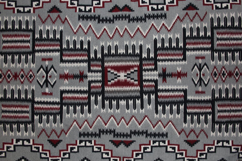 Navajo Weaving : Extraordinary Navajo Classic Storm Pattern Design Weaving #319 SOLD