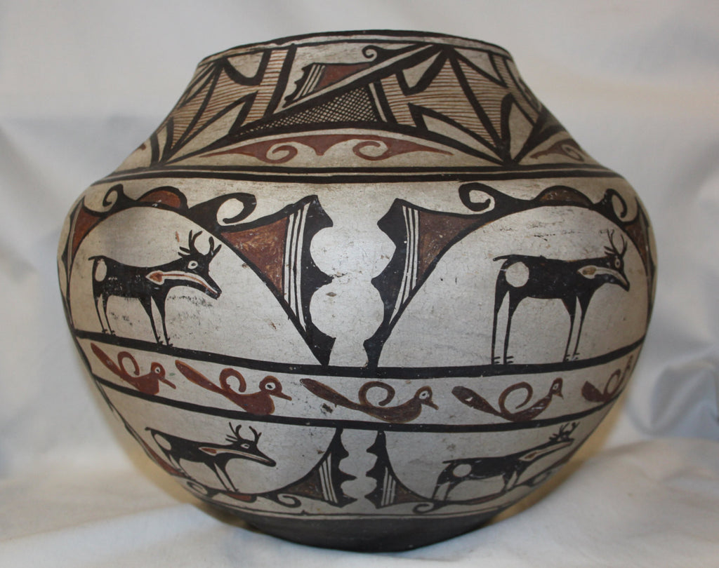 Large Pottery : Extraordinary 1890"s Very Large Zuni Storage Jar #321