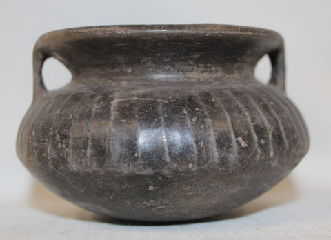 Pottery Bowl : Very Nice Pre-Columbian Chimu Stirrup Pottery Bowl From Peru #365-Sold