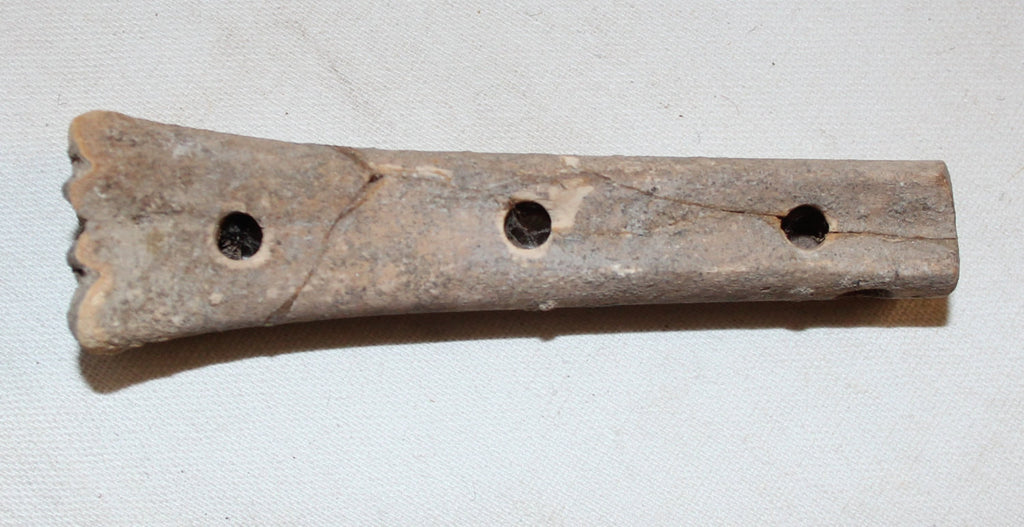Antique Whistle : A Rare Bone Whistle from the Milagro-Quevedo Culture of Ecuador-Ca 1500 BC #373