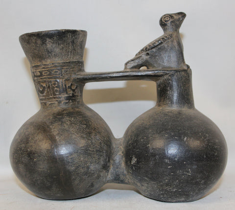 Bird Whistle : Very Nice Pre-Columbian Chimu Bird Whistle Vessel From Peru #369 SOLD