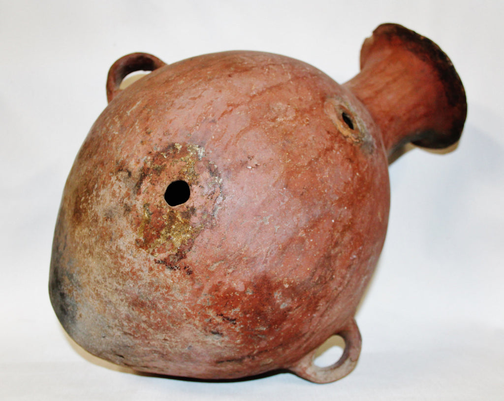 Pre Columbian : Very Nice Large Pre-Columbian Mapuche Pottery Earthen Ware Storage Vessel from Ecuador #400