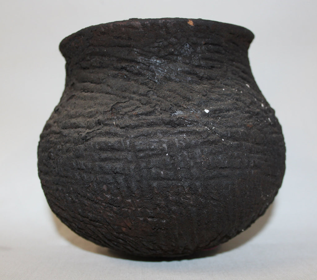 Pottery Pot : Rare Small Khiamungan Earthen Pottery Pot from Nagaland, NE Inda #420