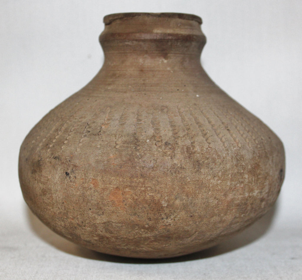 Antique Pottery : Historic Pottery Pot From Bagan, Myanmar #446