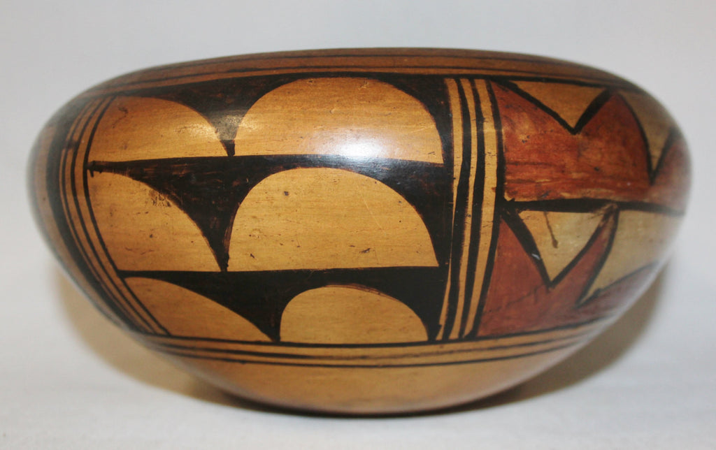 Hopi : Beautiful Historic Hopi Pottery Bowl by Rena G. Leslie (1929-1980) #460