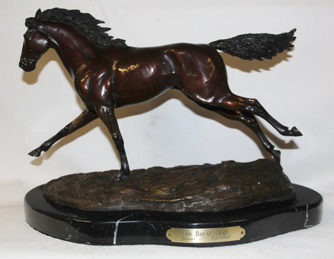James Regimbal Rare Limited Edition Bronze Sculpture "The Horse Thief" 23/50, 1978 #467