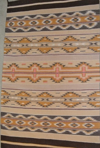 Native Rug : Native American Vintage Chinle Navajo Rug, ca 1980's #533 SOLD