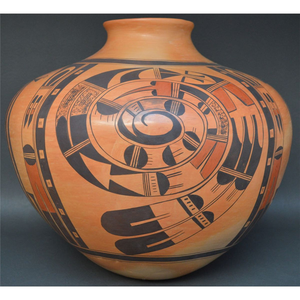 Hopi Jar, Native American, Pueblo Pottery, Southwestern Clay Pot, Polychrome Pot, Native Pot, Native American Hopi Pot, Polychrome Jar,