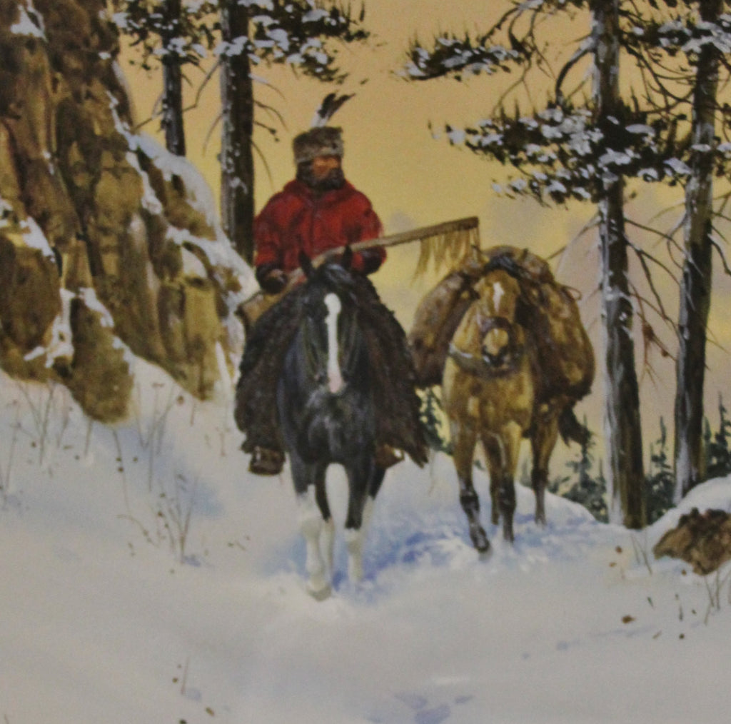 Western Artwork : Ron Stewart, Western Water Color Painting, "High Country", Western Artist, Western Artists, Western Water Color Painting