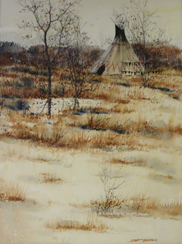 Scott Kuhnly Water Color, 1932-2012,  #173 Sold