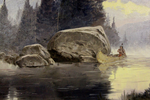 Ron Stewart Oil Painting,  "Quiet Passage"  #686 Sold