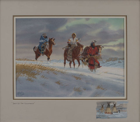 Ron Stewart, "The Days of the Cold Maker", Water Color Painting, with Detailed Remarque, #739