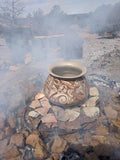 Native American, Extraordinary Large Traditional Hopi Polychrome Pottery Jar, by Dee Setalla, Bear Clan, # 1690