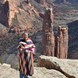 Native American, Vintage Navajo Teec Nos Pos Weaving, by Cara Yazzie Gorman, Master Weaver, #1552 Ca 1970's SOLD