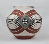 Native American, Laguna, Polychrome Pottery Olla, by Lee Ann Cheromiah, #1566