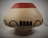 Native American, Vintage Santo Domingo Pottery Olla by Arthur and Hilda Coriz, Ca 1980's, #1499