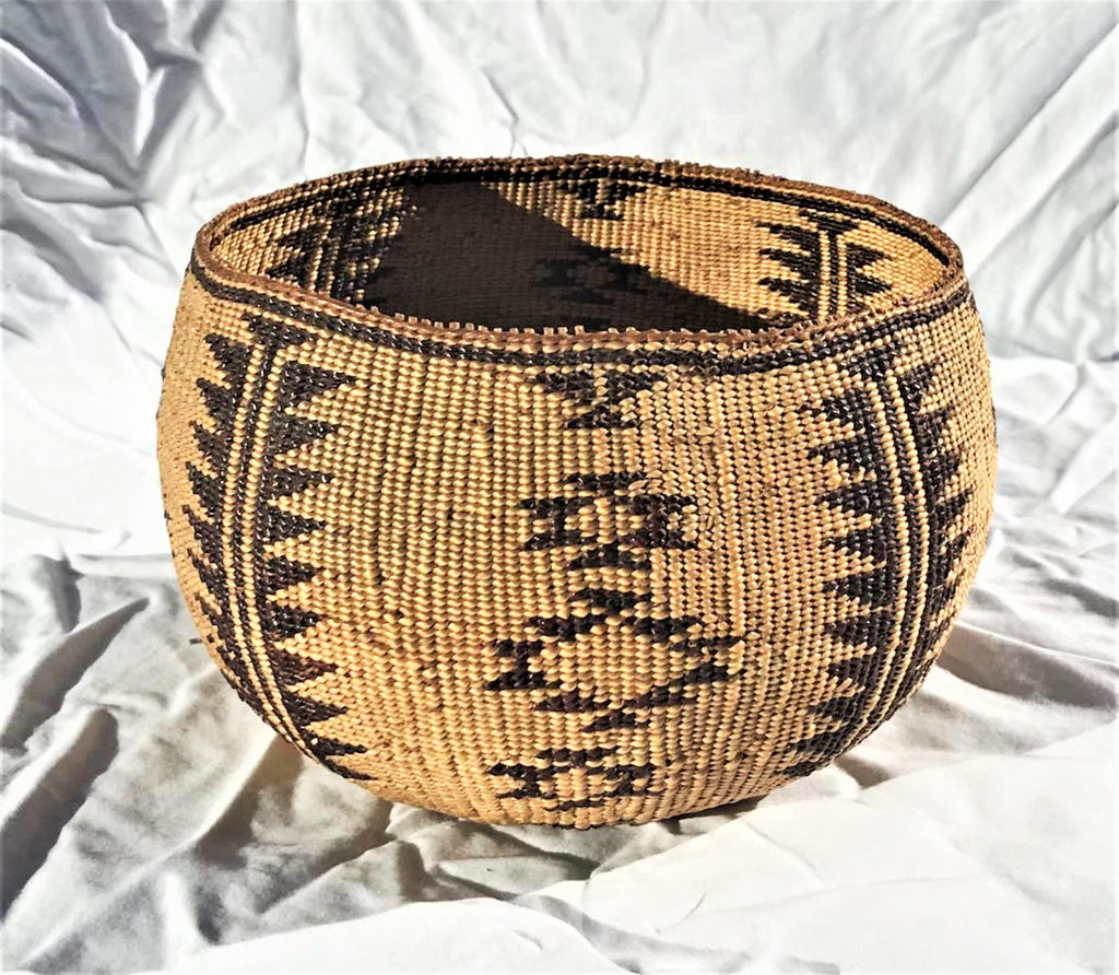 Native American, Historic Northern California Pit River Basket, CA 1910, #C 1708 SOLD