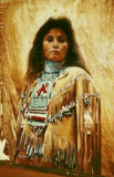 Western Art, Oil Painting of a Native American Woman, Miha Cante, by Bill Lundquist, Ca 1987, C #1737 SOLD