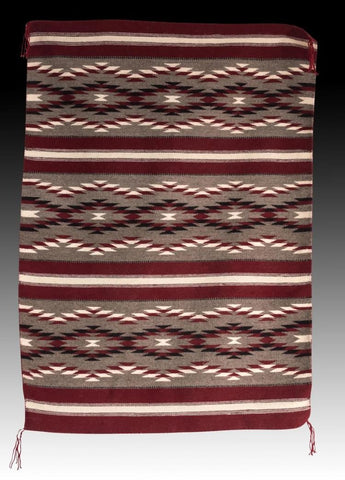 Native American Navajo Hand Woven Wool Rug, Ca 20th, #966 Sold