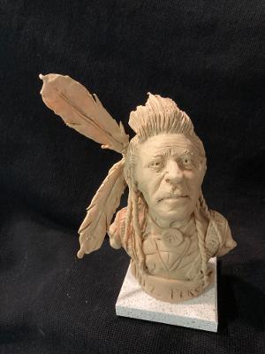 James Regimbal’s, "Rare and Original Clay Models- "Nez Perce" #C 1630